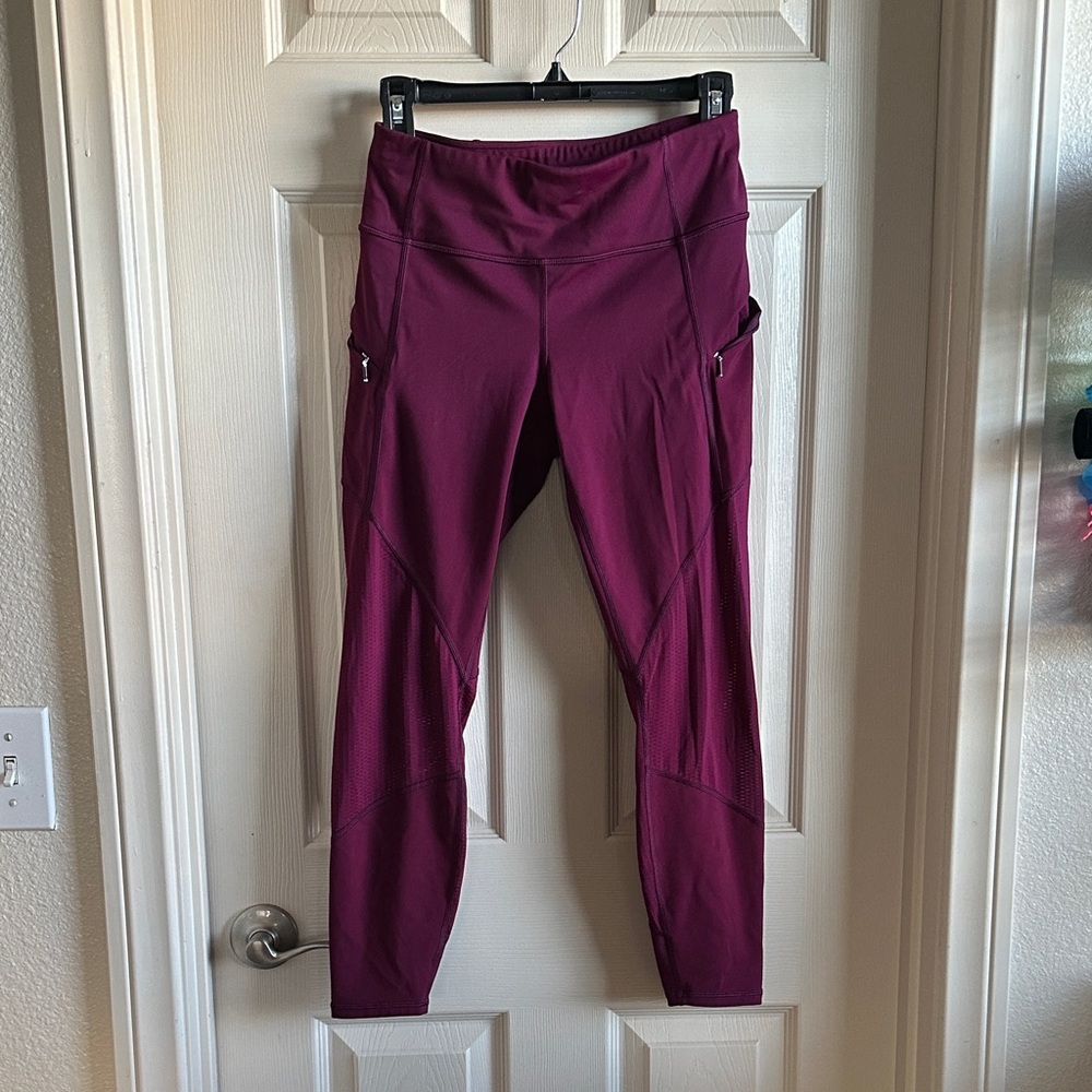 Athleta Women's Burgundy Leggings